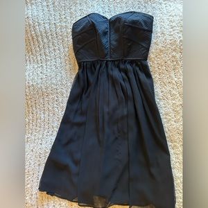 Max and Cleo sleeveless buster dress (black). Size 6.